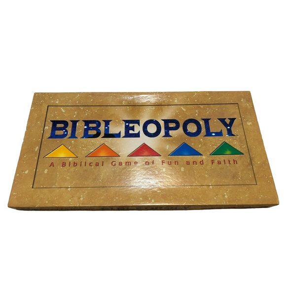 Bibleopoly Board Game Complete Lat For The Sky A Biblical Game of Fun and Faith - Picture 2 of 12